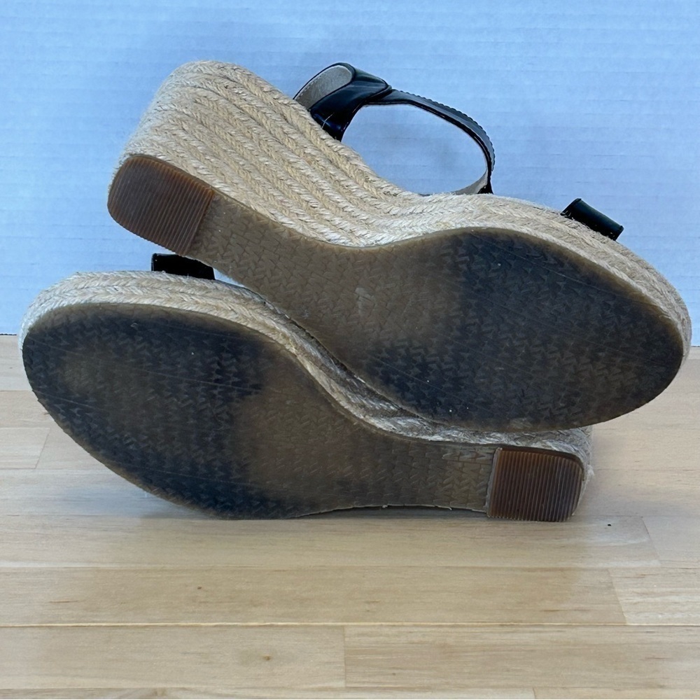 Michael Kors Wedge Patent Leather Espadrilles/Size 7.5M - Picture 11 of 11